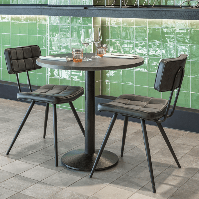 Plateau de table de bistrot en stratifié 24 mm